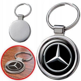BRELOK + KUBEK TERMICZNY MERCEDES TERMOS NA KAWĘ HERBATĘ Z WYŚWIETL. LED