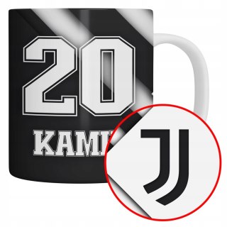 Biały kubek dla kibica IDEALNY PREZENT DLA FANA klub piłkarski JUVEŃTUS