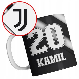 Biały kubek dla kibica IDEALNY PREZENT DLA FANA klub piłkarski JUVEŃTUS