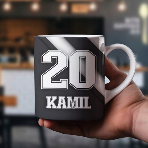 Biały kubek dla kibica IDEALNY PREZENT DLA FANA klub piłkarski JUVEŃTUS