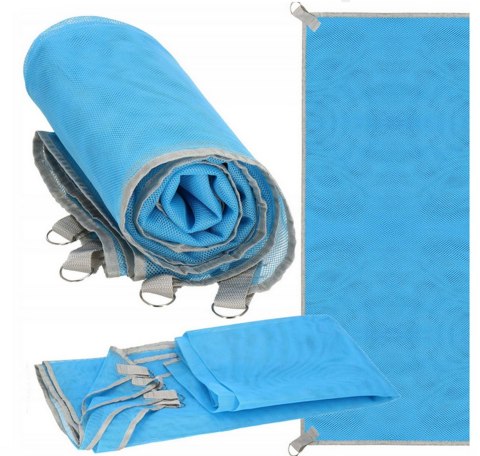 MATA PLAŻOWA PIKNIKOWA TURYSTYCZNA KOC PLAŻOWY WODOODPORNY 200x150 NA PLAŻĘ