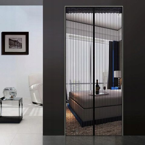 Moskitiera ZASŁONA do drzwi NA DRZWI PRZECIW MUCHOM NA MAGNES 100 x 210cm