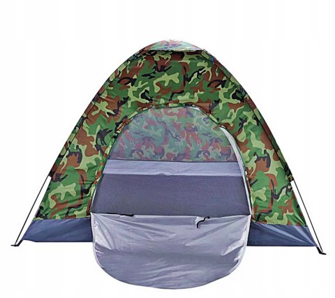 NAMIOT TURYSTYCZNY 4 osobowy KEMPINGOWY WODOODPORNY 2x2 MOSKITIERA MORO