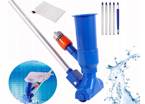 ODKURZACZ DO CZYSZCZENIA DNA BASENU BASENOWY ZESTAW+ KIJ TELESKOPOWY SIATKA