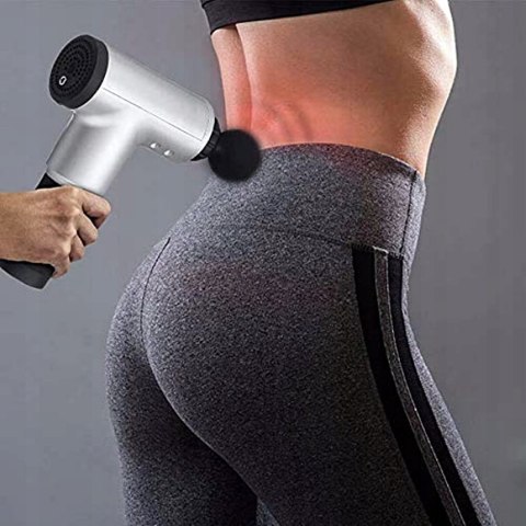 PISTOLET DO MASAŻU MASAŻER CIAŁA PLECÓW STÓP MASSAGE GUN WIBRACYJNY MOCNY