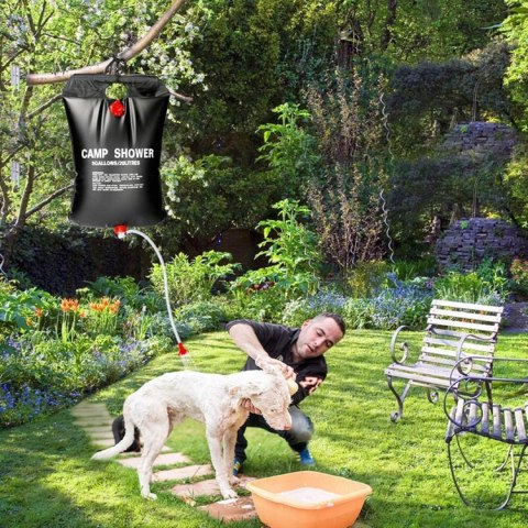 PRYSZNIC SOLARNY TURYSTYCZNY KEMPINGOWY POLOWY PRZENOŚNY OGRODOWY 20L