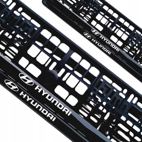 RAMKA NA TABLICĘ REJESTRACYJNĄ RAMKI TABLICY REJESTRACYJNEJ HYUNDAI 2szt