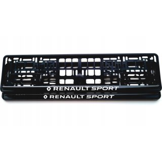 RAMKA NA TABLICĘ REJESTRACYJNĄ RAMKI TABLICY REJESTRACYJNEJ RENAULT Sport 2