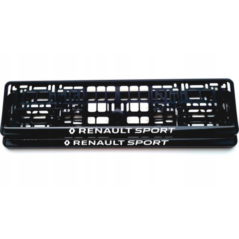 RAMKA NA TABLICĘ REJESTRACYJNĄ RAMKI TABLICY REJESTRACYJNEJ RENAULT Sport 2