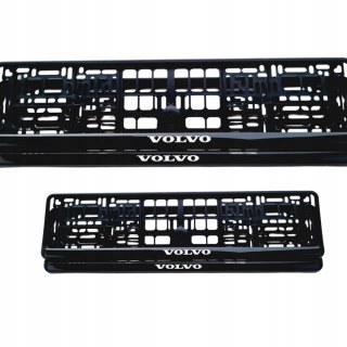 RAMKA NA TABLICĘ REJESTRACYJNĄ VOLVO RAMKI TABLICY REJESTRACYJNEJ 2 szt