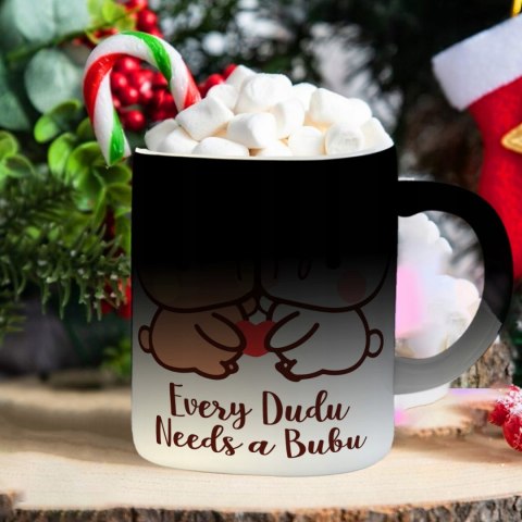 ŚWIĄTECZNY KUBEK I SKARPETKI ZESTAW NA PREZENT WZÓR DUBU I BUDU 01