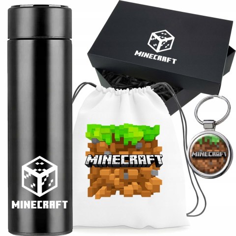 ZESTAW GRACZA DLA FANA MINECRAFT MAJKRAFT KUBEK LED PLECAK BRELOK PREZENT