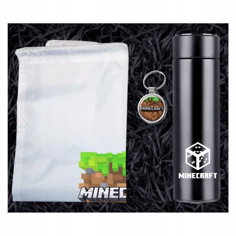 ZESTAW GRACZA DLA FANA MINECRAFT MAJKRAFT KUBEK LED PLECAK BRELOK PREZENT