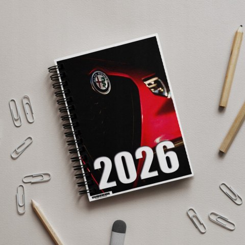 ZESTAW PREZENT DLA FANA MOTORYZACJI KUBEK LED KALENDARZ BRELOK ALFA ROMEO