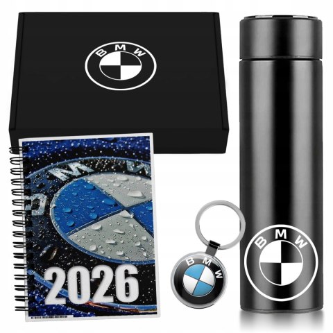 ZESTAW PREZENT DLA FANA MOTORYZACJI KUBEK LED KALENDARZ BRELOK BMW
