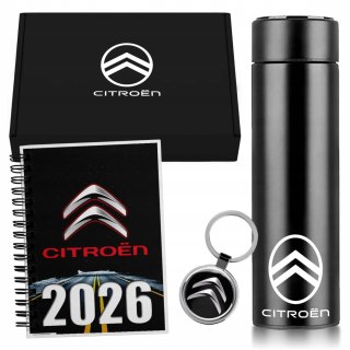 ZESTAW PREZENT DLA FANA MOTORYZACJI KUBEK LED KALENDARZ BRELOK CITROEN