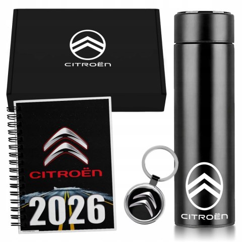 ZESTAW PREZENT DLA FANA MOTORYZACJI KUBEK LED KALENDARZ BRELOK CITROEN