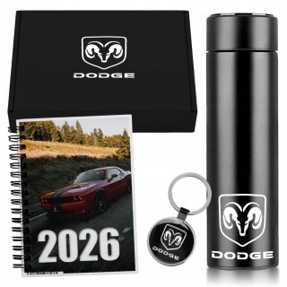 ZESTAW PREZENT DLA FANA MOTORYZACJI KUBEK LED KALENDARZ BRELOK DODGE