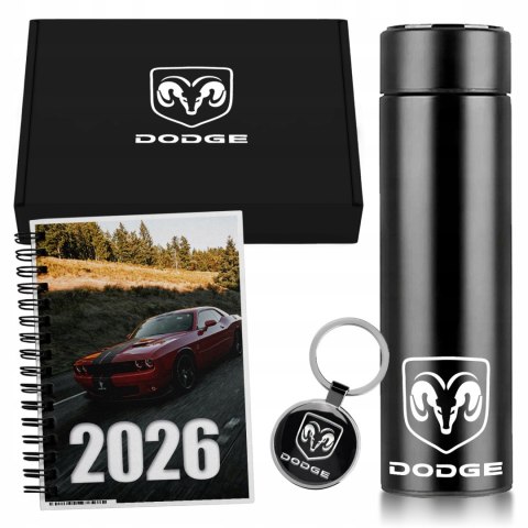 ZESTAW PREZENT DLA FANA MOTORYZACJI KUBEK LED KALENDARZ BRELOK DODGE
