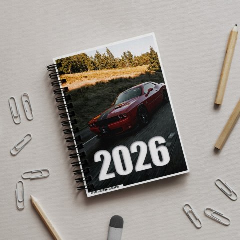 ZESTAW PREZENT DLA FANA MOTORYZACJI KUBEK LED KALENDARZ BRELOK DODGE