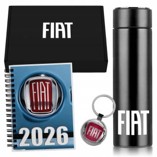 ZESTAW PREZENT DLA FANA MOTORYZACJI KUBEK LED KALENDARZ BRELOK FIAT