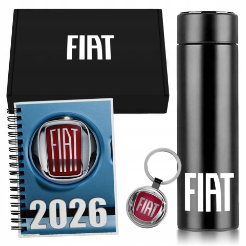 ZESTAW PREZENT DLA FANA MOTORYZACJI KUBEK LED KALENDARZ BRELOK FIAT