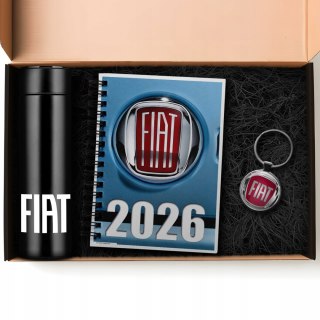 ZESTAW PREZENT DLA FANA MOTORYZACJI KUBEK LED KALENDARZ BRELOK FIAT