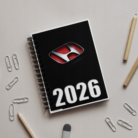 ZESTAW PREZENT DLA FANA MOTORYZACJI KUBEK LED KALENDARZ BRELOK HONDA