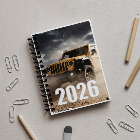 ZESTAW PREZENT DLA FANA MOTORYZACJI KUBEK LED KALENDARZ BRELOK JEEP