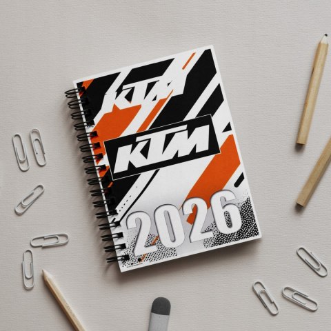 ZESTAW PREZENT DLA FANA MOTORYZACJI KUBEK LED KALENDARZ BRELOK KTM