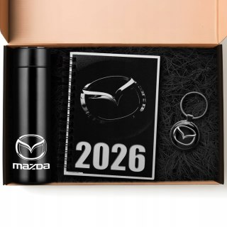 ZESTAW PREZENT DLA FANA MOTORYZACJI KUBEK LED KALENDARZ BRELOK MAZDA