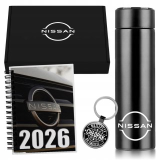 ZESTAW PREZENT DLA FANA MOTORYZACJI KUBEK LED KALENDARZ BRELOK NISSAN