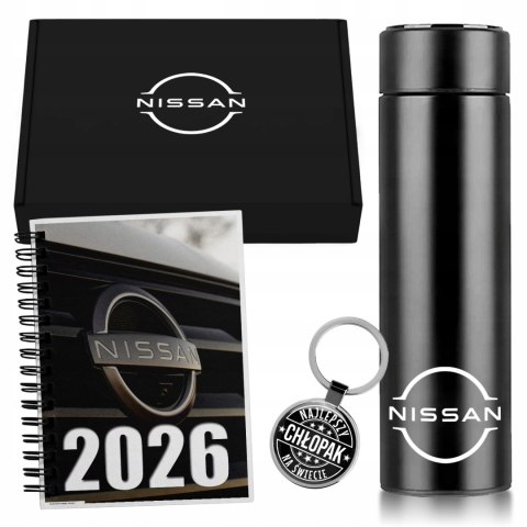 ZESTAW PREZENT DLA FANA MOTORYZACJI KUBEK LED KALENDARZ BRELOK NISSAN