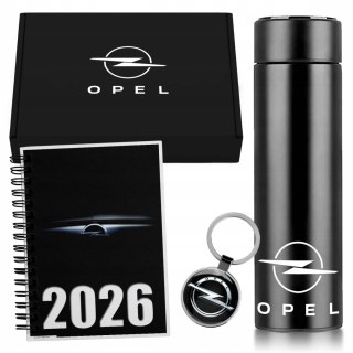 ZESTAW PREZENT DLA FANA MOTORYZACJI KUBEK LED KALENDARZ BRELOK OPEL