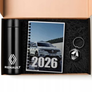 ZESTAW PREZENT DLA FANA MOTORYZACJI KUBEK LED KALENDARZ BRELOK RENAULT