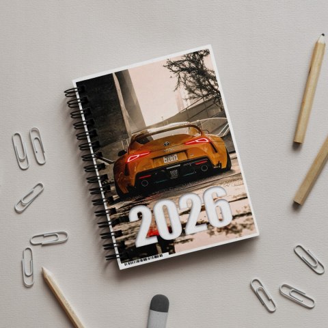 ZESTAW PREZENT DLA FANA MOTORYZACJI KUBEK LED KALENDARZ BRELOK TOYOTA