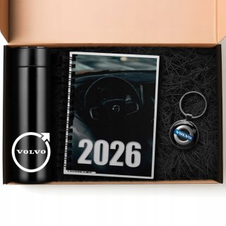 ZESTAW PREZENT DLA FANA MOTORYZACJI KUBEK LED KALENDARZ BRELOK VOLVO