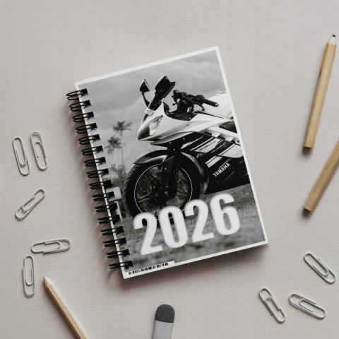 ZESTAW PREZENT DLA FANA MOTORYZACJI KUBEK LED KALENDARZ BRELOK YAMAHA