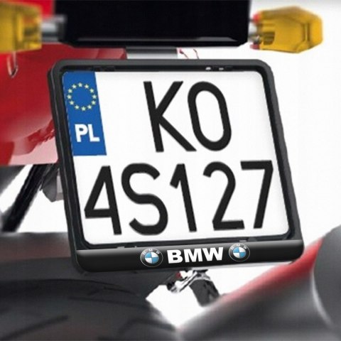 ZESTAW PREZENT DLA MOTOCYKLISTY KUBEK LED RAMKA REJESTRACJI BRELOK BMW