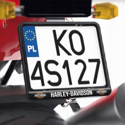 ZESTAW PREZENT DLA MOTOCYKLISTY RAMKA REJESTRACJI BRELOK HARLEY DAVIDSON