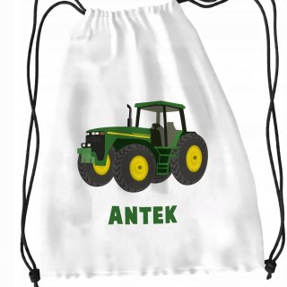 ZESTAW SZKOLNY KUBEK I PLECAK WOREK TRAKTOR P13 IMIĘ PIĘKNY!