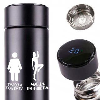 KUBEK TERMICZNY TERMOS LED Z NADRUKIEM PREZENT dla chłopaka 01
