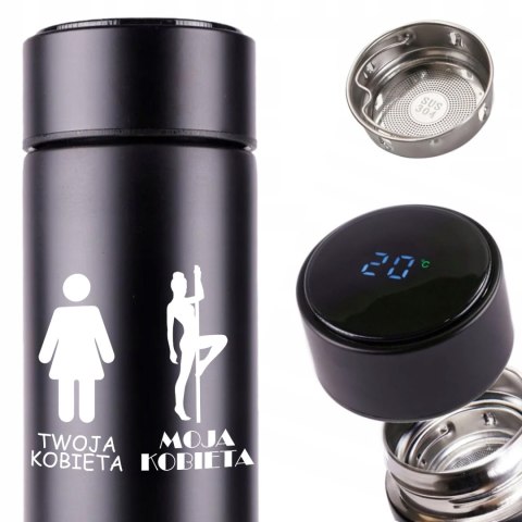 KUBEK TERMICZNY TERMOS LED Z NADRUKIEM PREZENT dla chłopaka 01