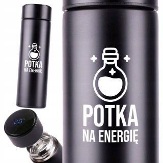 KUBEK TERMICZNY TERMOS LED Z NADRUKIEM PREZENT dla gracza 01