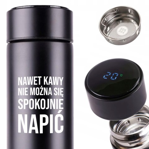 KUBEK TERMICZNY TERMOS LED Z NADRUKIEM PREZENT dla marudy 01