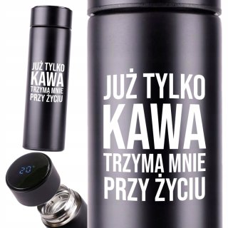 KUBEK TERMICZNY TERMOS LED Z NADRUKIEM PREZENT dla studenta 02