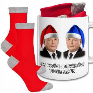 ŚWIĄTECZNY KUBEK I SKARPETKI ZESTAW NA PREZENT WZÓR IMP-KACZYŃSKI 03