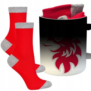 ŚWIĄTECZNY KUBEK I SKARPETKI ZESTAW NA PREZENT WZÓR SCANIA