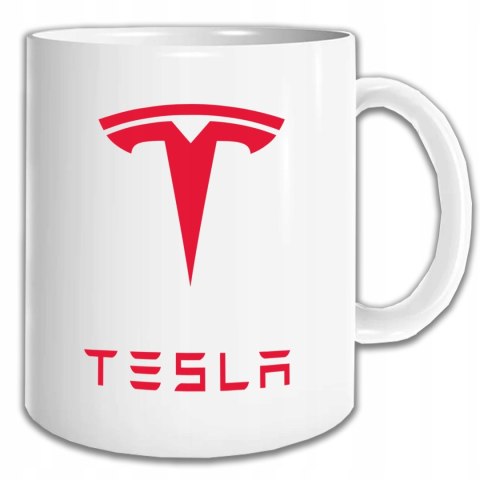 ŚWIETNY ZESTAW DLA FANA MOTORYZACJI PODUSZKA I KUBEK TESLA
