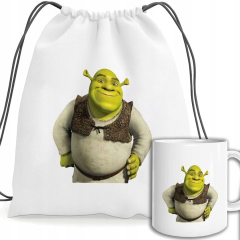 ZESTAW SZKOLNY KUBEK I PLECAK WOREK JMP-SHERK 03 PIĘKNY!